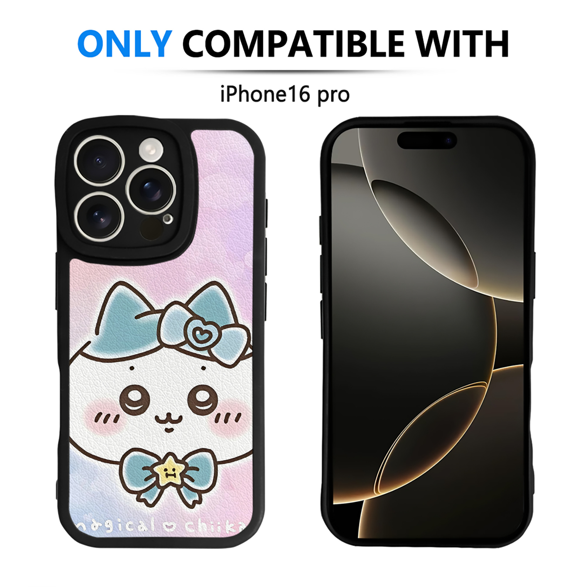 （画像用） ちいかわ Chii-kawa 【iPhone 16シリーズ対応】シリコンスマホケース（レザー調） 材質：シリコン